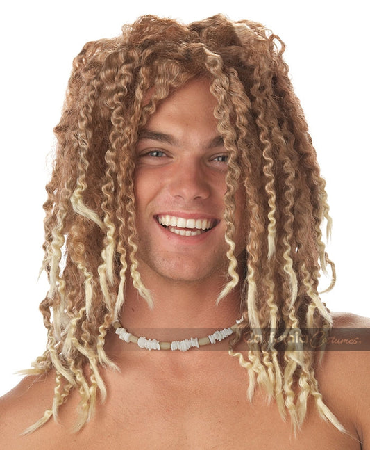 Beach Bum Wig: LT. Brown/Blonde