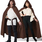 Adult Hooded Cloak: Brown - O/S