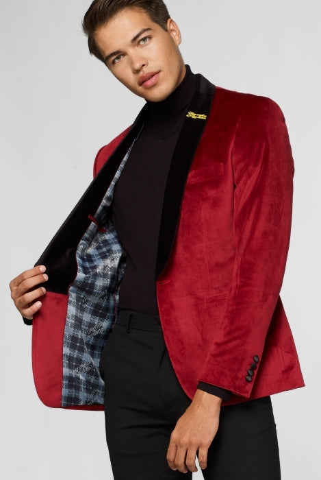 Dinner Jacket (Burgundy)