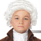 Colonial Man Wig: Child - White