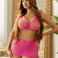 Crochet Net Tank Top & Skirt