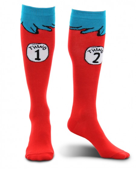 Dr. Seuss The Cat in the Hat Thing 1&2 Socks Kids