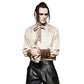 Steampunk Tie Shirt: White