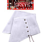 Deluxe Gangster Spats: White