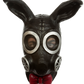 Kinky Bunny Gas Latex Mask: Black