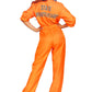 Prison Jumpsuit: Orange - O/S