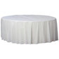 Plastic Table Cover: Round - White