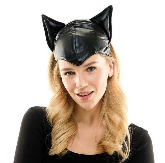 Black Leather Cat Ears