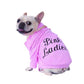 Pink Ladies Pet Jacket