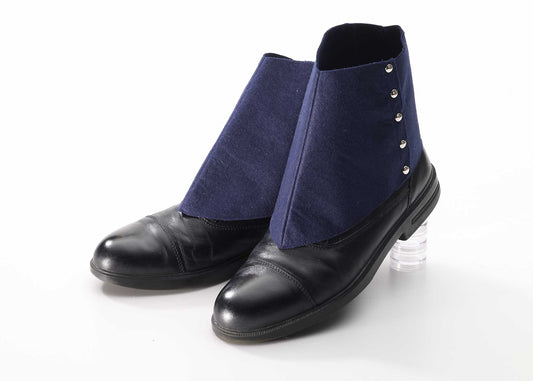 Roaring 20's Spats: Navy Blue