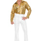 Disco Shirt: Gold Glitter