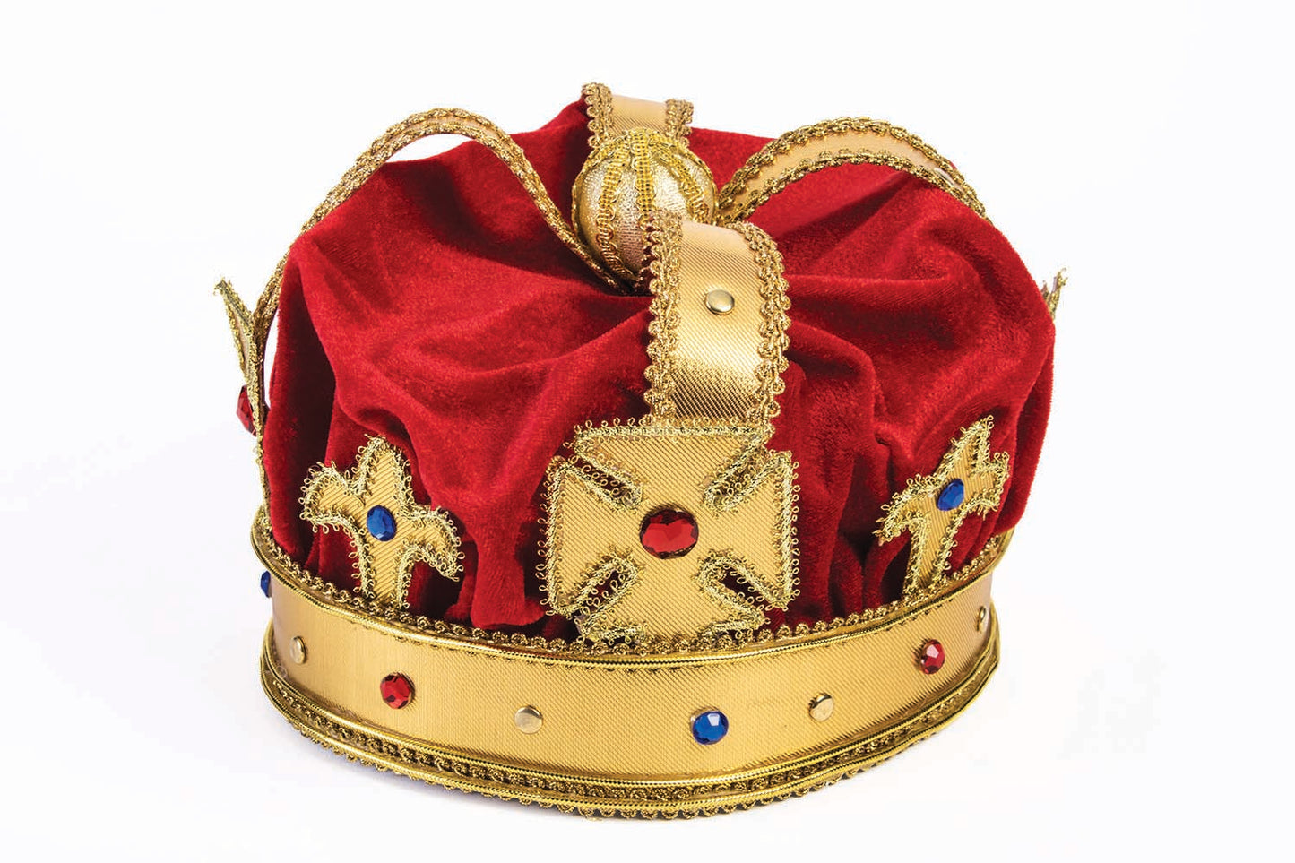 Regal King Crown: Red