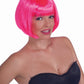 Adult Sassy Bob Wig: Neon Pink