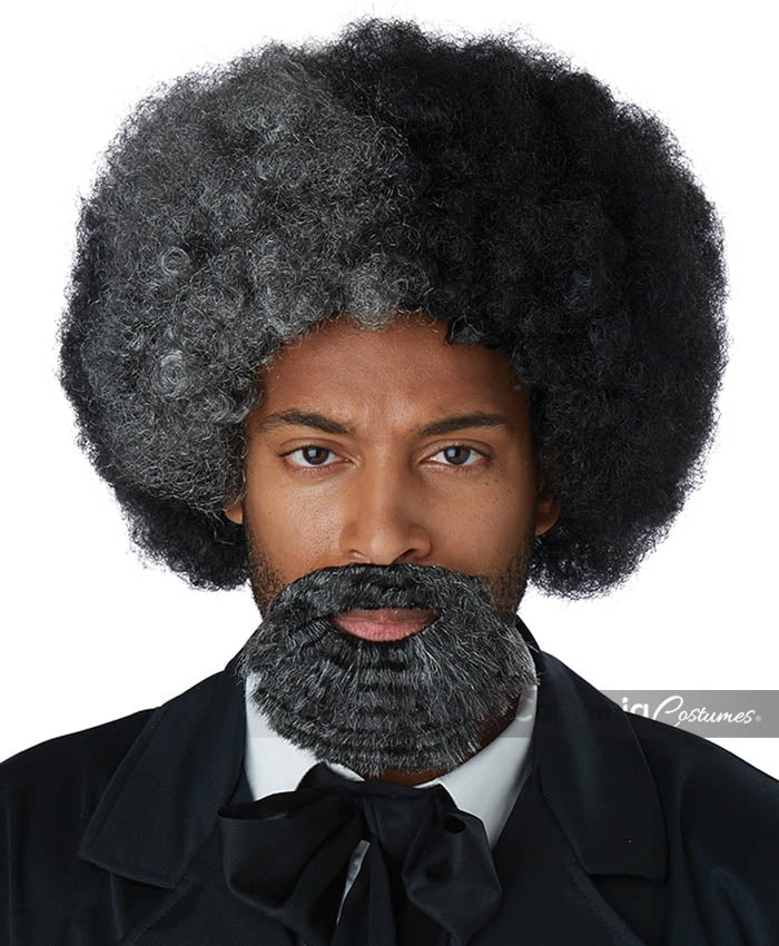 Adult Fredrick Douglass Wig and Goatee