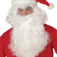 Santa Claus Beard & Wig: White