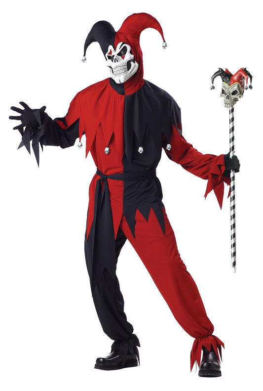 Men's Evil Jester: Red/Black