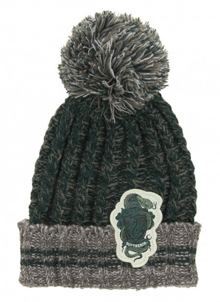 Slytherin Heathered Pom Beanie