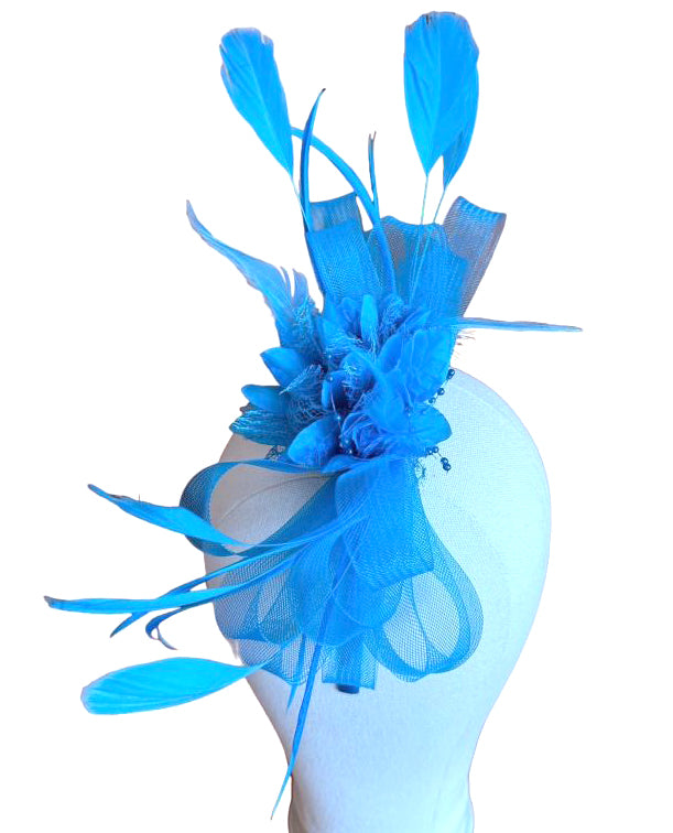 Turquoise Fascinator Clip
