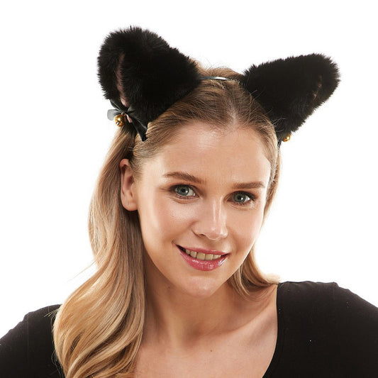 Animal Headband - Black Fur