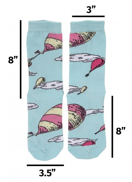 Dr. Seuss Oh the Places You'll Go! Crew Socks