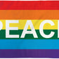 Flag (3x5Ft) - Rainbow Peace Letter