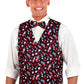 Dr. Seuss The Cat in the Hat Pattern Vest & Bow Tie Kit - O/S