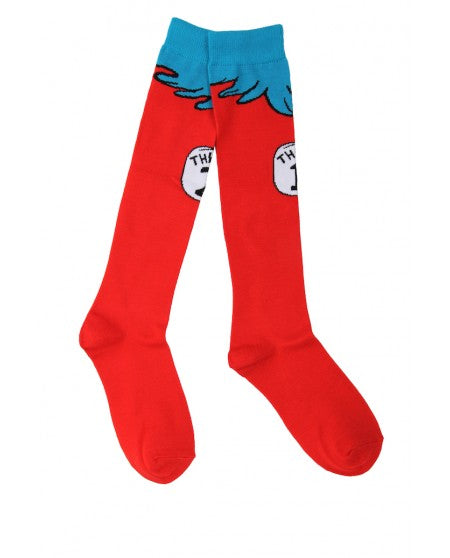 Dr. Seuss The Cat in the Hat Thing 1&2 Socks Kids