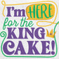 Mardi Gras Beverage Napkins: King Cake (40pk.)