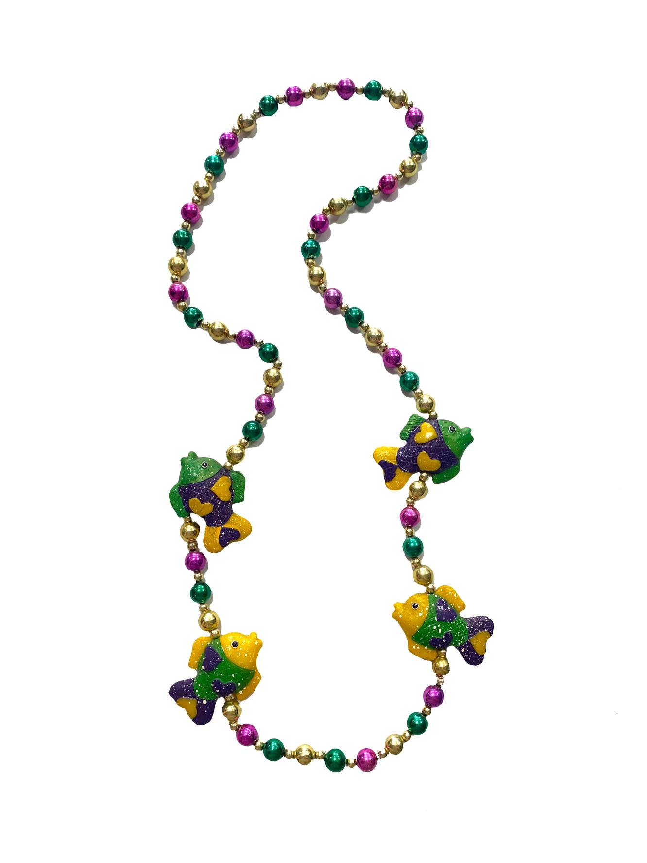 Specialty Beads -Mardi Gras Fish