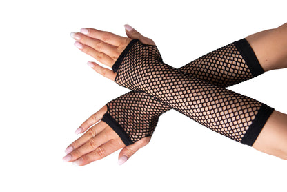 Long Fishnet Gloves