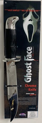 Ghost Face 13" Chrome Bowie Knife