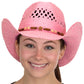 TOYO Ladies Western Cowboy Hat - Pink