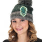 Slytherin Heathered Pom Beanie