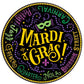 7" Plates: Mardi Gras (60pk.)