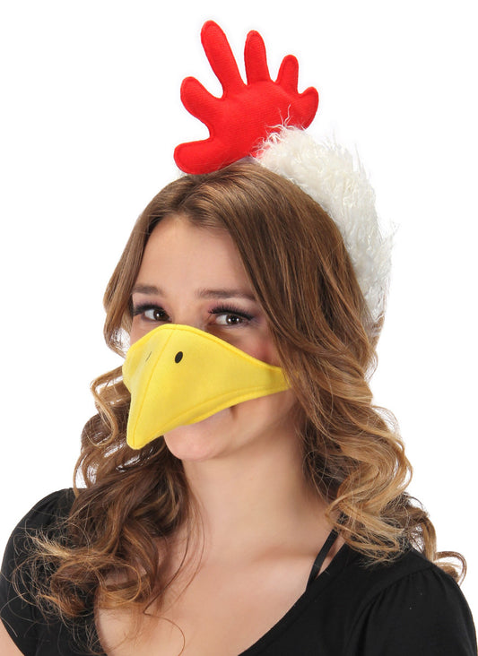 Chicken Plush Headband Kit