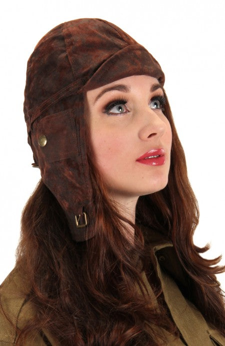 Elope Steamworks Aviator Hat Brown