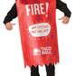 Taco Bell FIRE Packet Costume: O/S