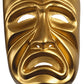 Gold Tragedy Adult Mask