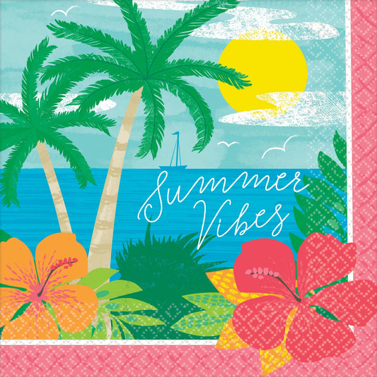 Beverage Napkins: Summer Vibes (125ct.)