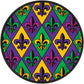 9" Plates: Fleur De Lis (18ct.)