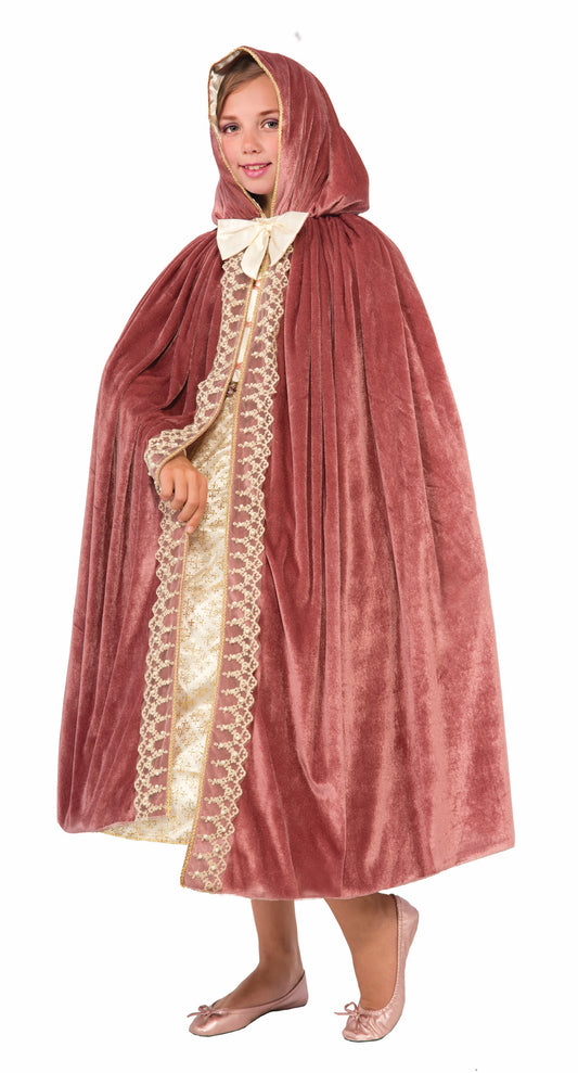 Mauve Royal Princess Cape - Standard Child Size