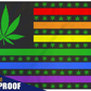 Waterproof Flag (3x5Ft) - Marijuana USA (Rainbow)