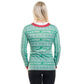Ladies Sweater Tee: Festive Felines