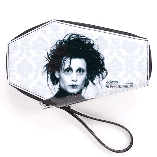 Edward Scissorhands Coffin Wallet w/ Fleur de Lis (8.5"x5.5")