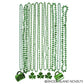 St. Pat's Shamrock Asst. Beads (72.ct)