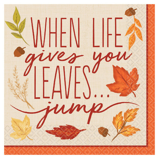 Luncheon Napkins: Fall Foliage (16ct.)