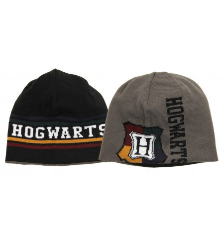 Reversible Knit Beanie - Hogwarts