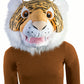 Plush Animal Mascot Head: Tiger