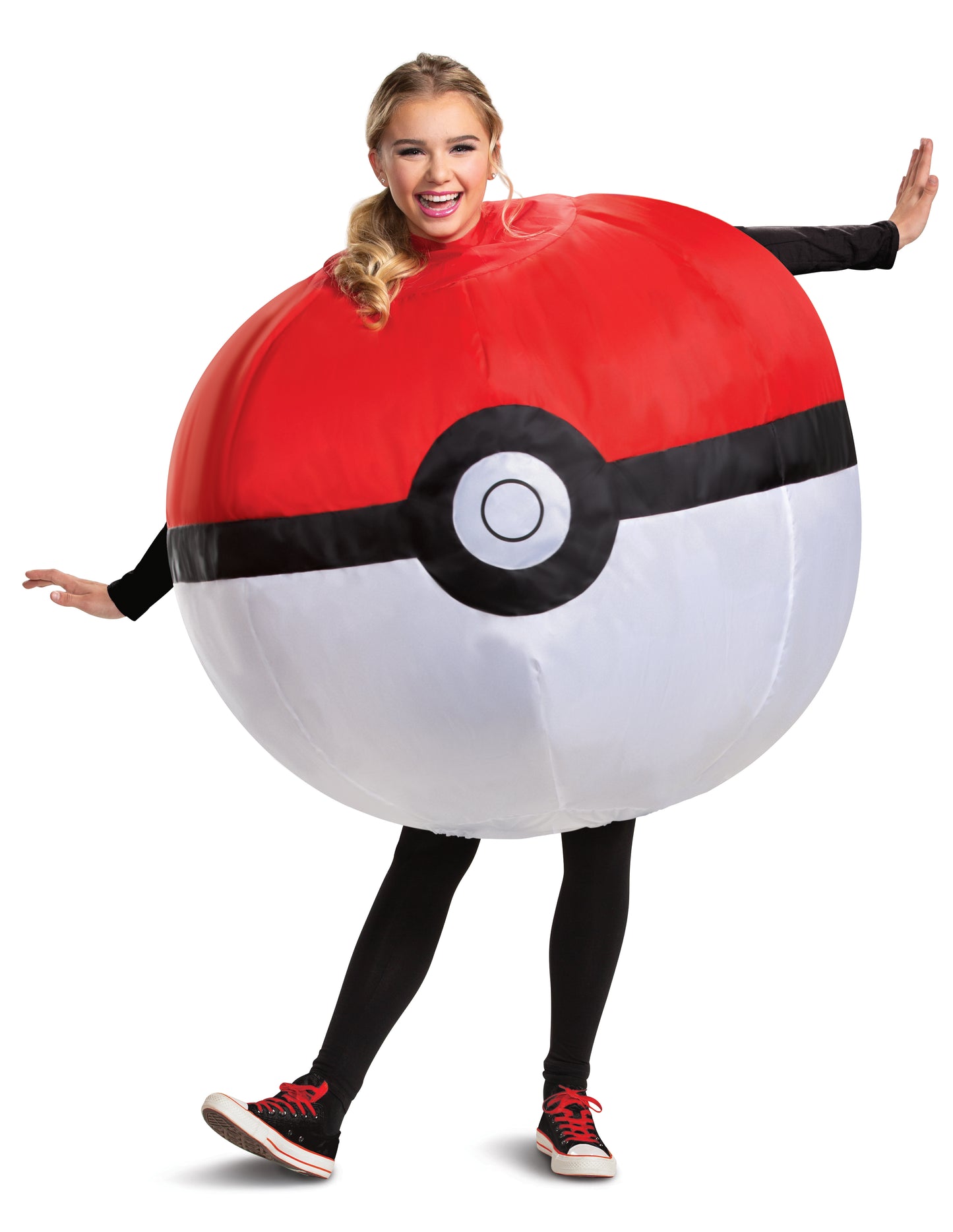 Adult Inflatable Poke Ball Costume - One Size