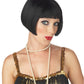 Flirty Flapper Wig: Black